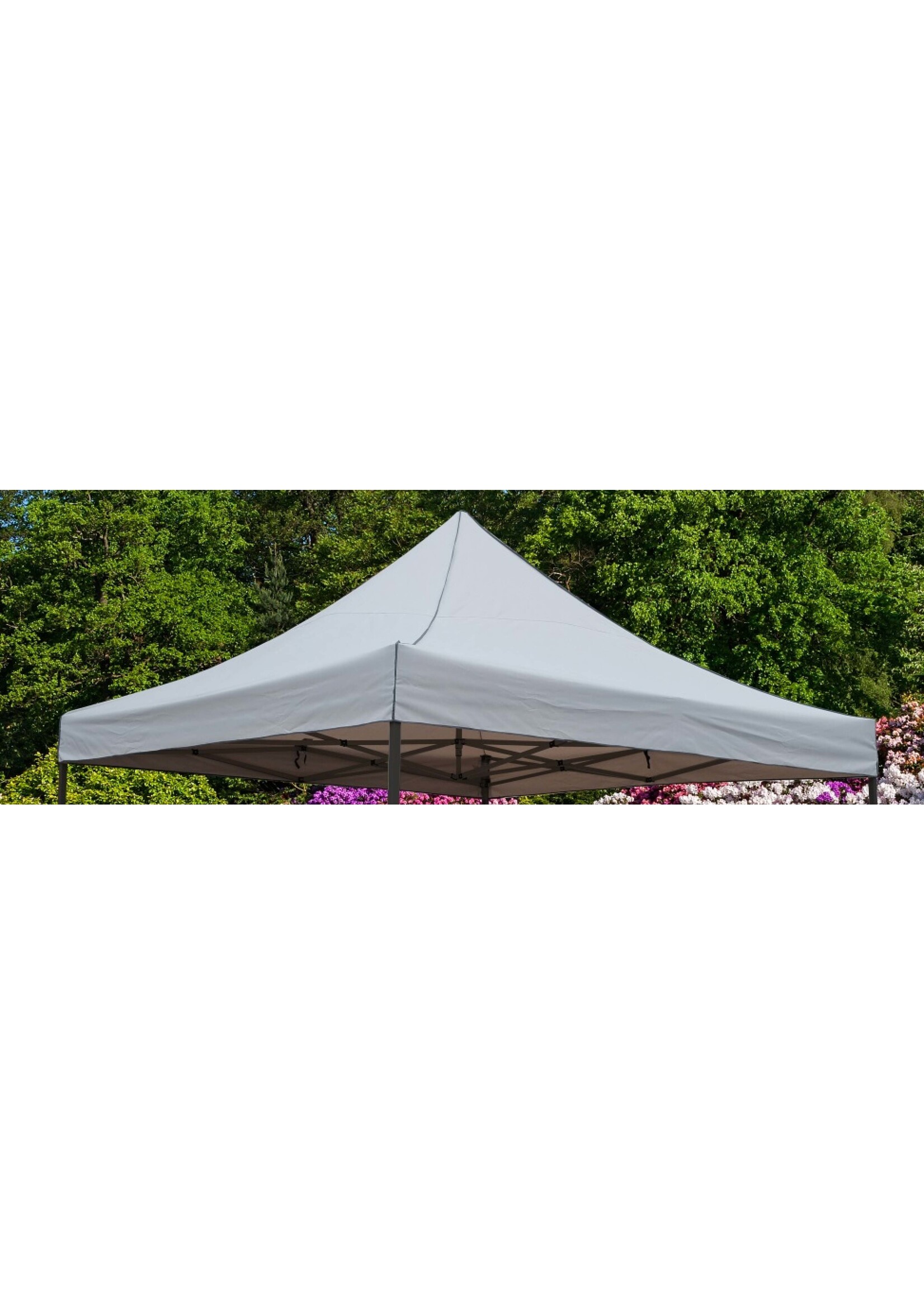 Ersatzdach für Westerholt Premium Faltpavillon 4x4m grau 2533