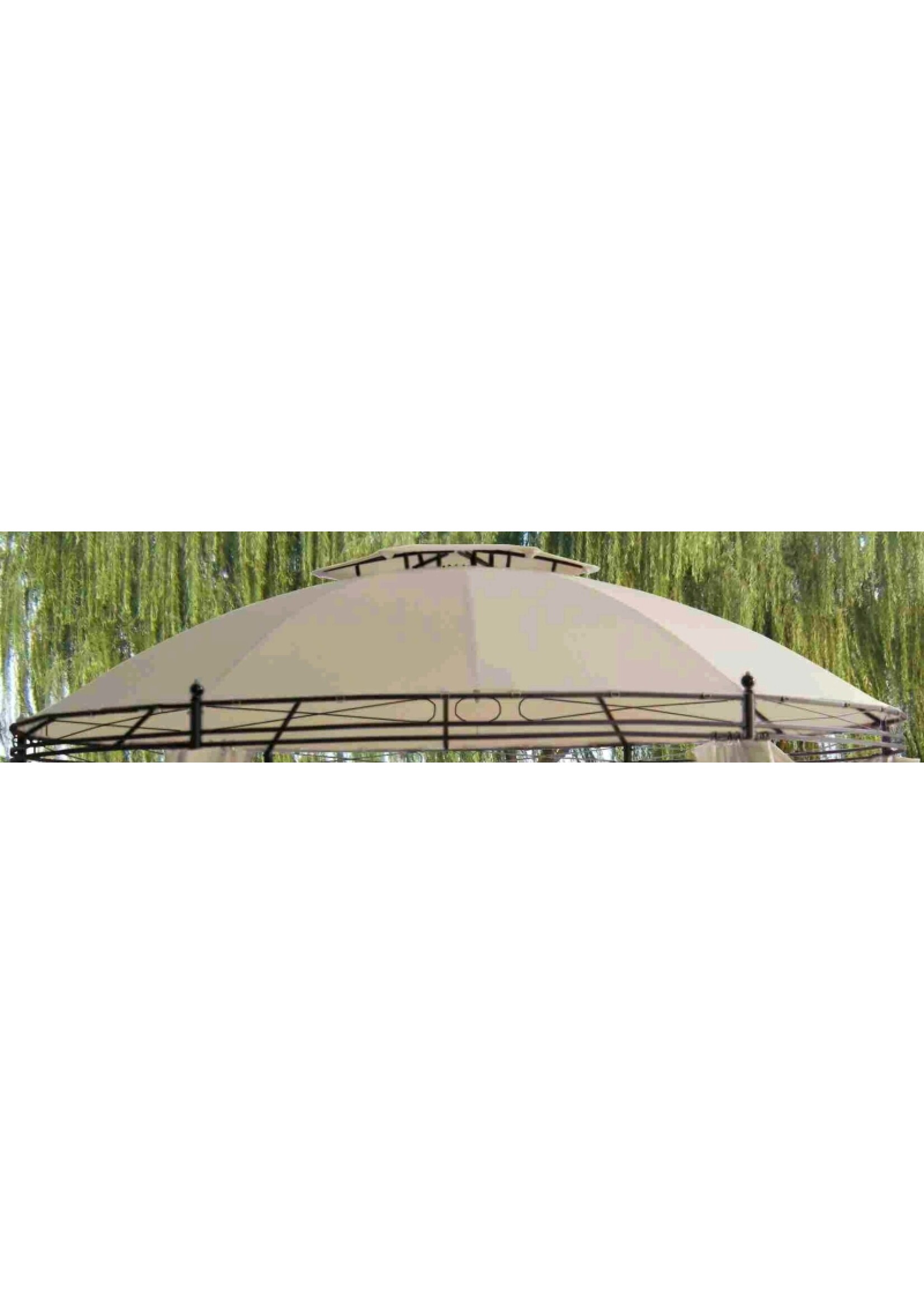Ersatzdach für Westerholt Pavillon 350cm creme 2248-01
