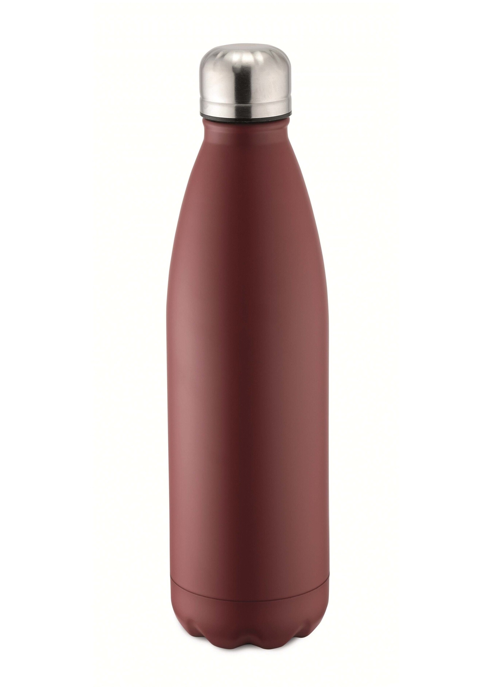Weis 12976 Thermoflasche Isolierflasche Trinkflasche vakuumisoliert 500ml rot
