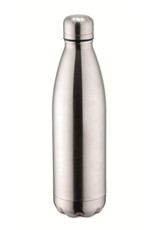 Weis 12981 Thermoflasche Isolierflasche Trinkflasche vakuumisoliert 750ml silber