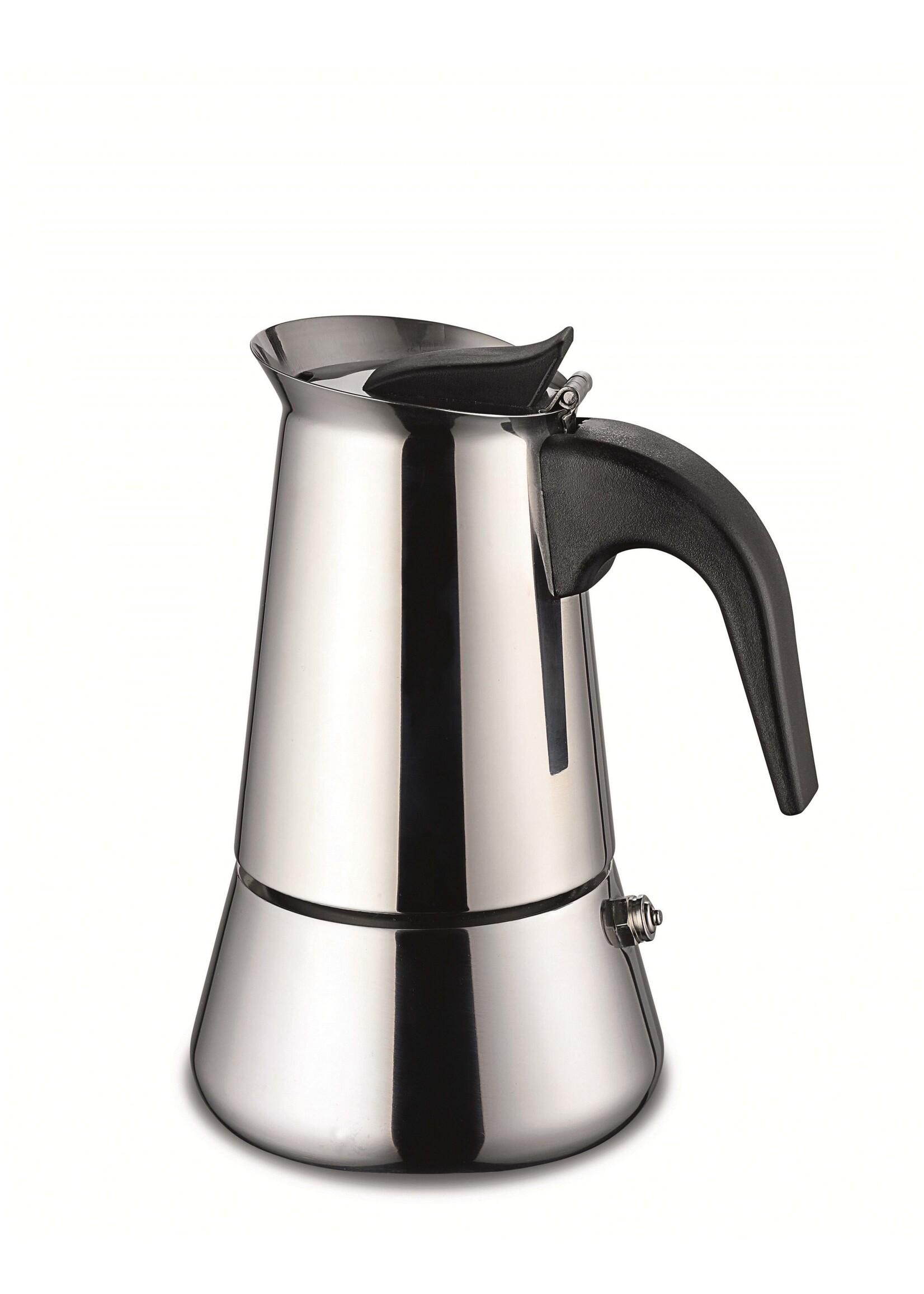 Weis 16974 Edelstahl Espressokocher 200ml für 4 Tassen