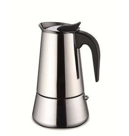 Weis 16976 Edelstahl Espressokocher 300ml für 6 Tassen