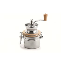 Weis 16992 Edelstahl Kaffeemühle Keramikmahlwerk luftdicht