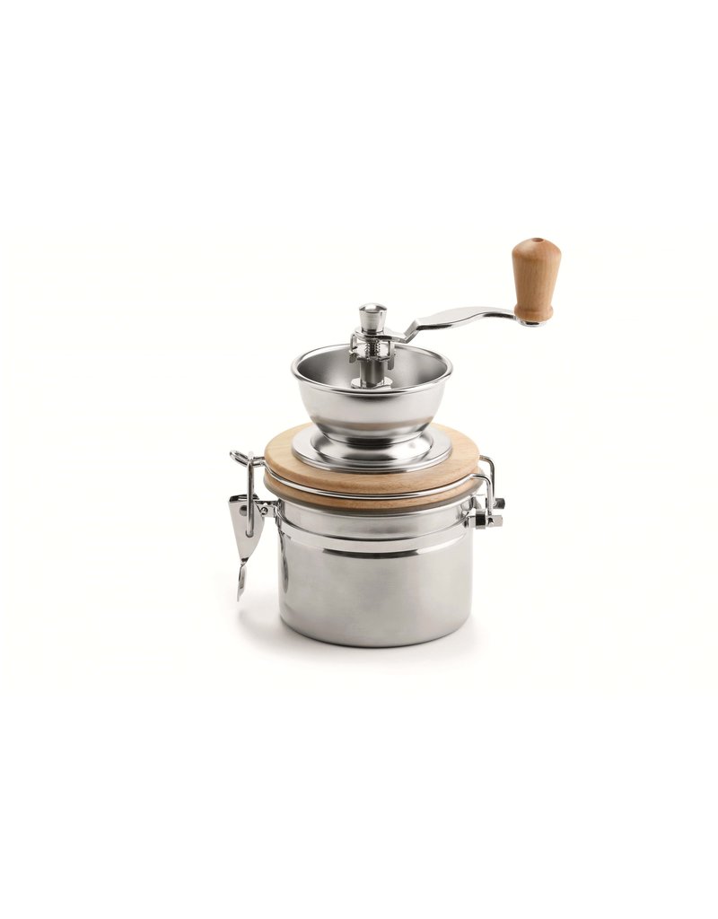 Weis 16992 Edelstahl Kaffeemühle Keramikmahlwerk luftdicht