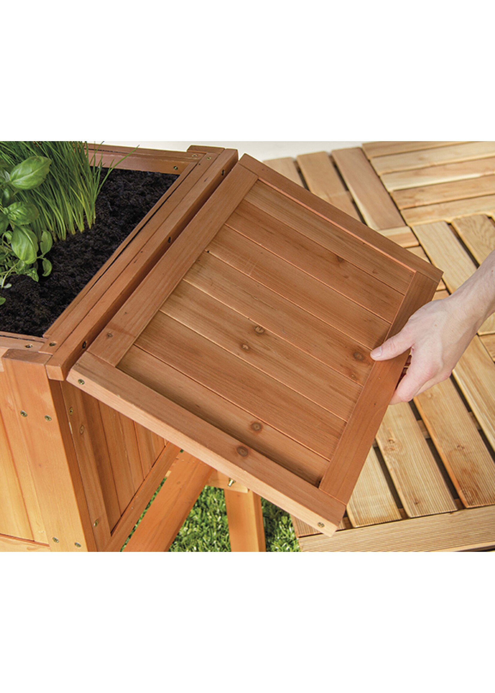 Hochbeet Beet aus Holz H80cm Volumen 80 Liter 301220508-HE