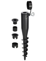 Bodenhülse Einschraubbodenhülse Rasendorn für Sonnenschirme 25-45mm 60147