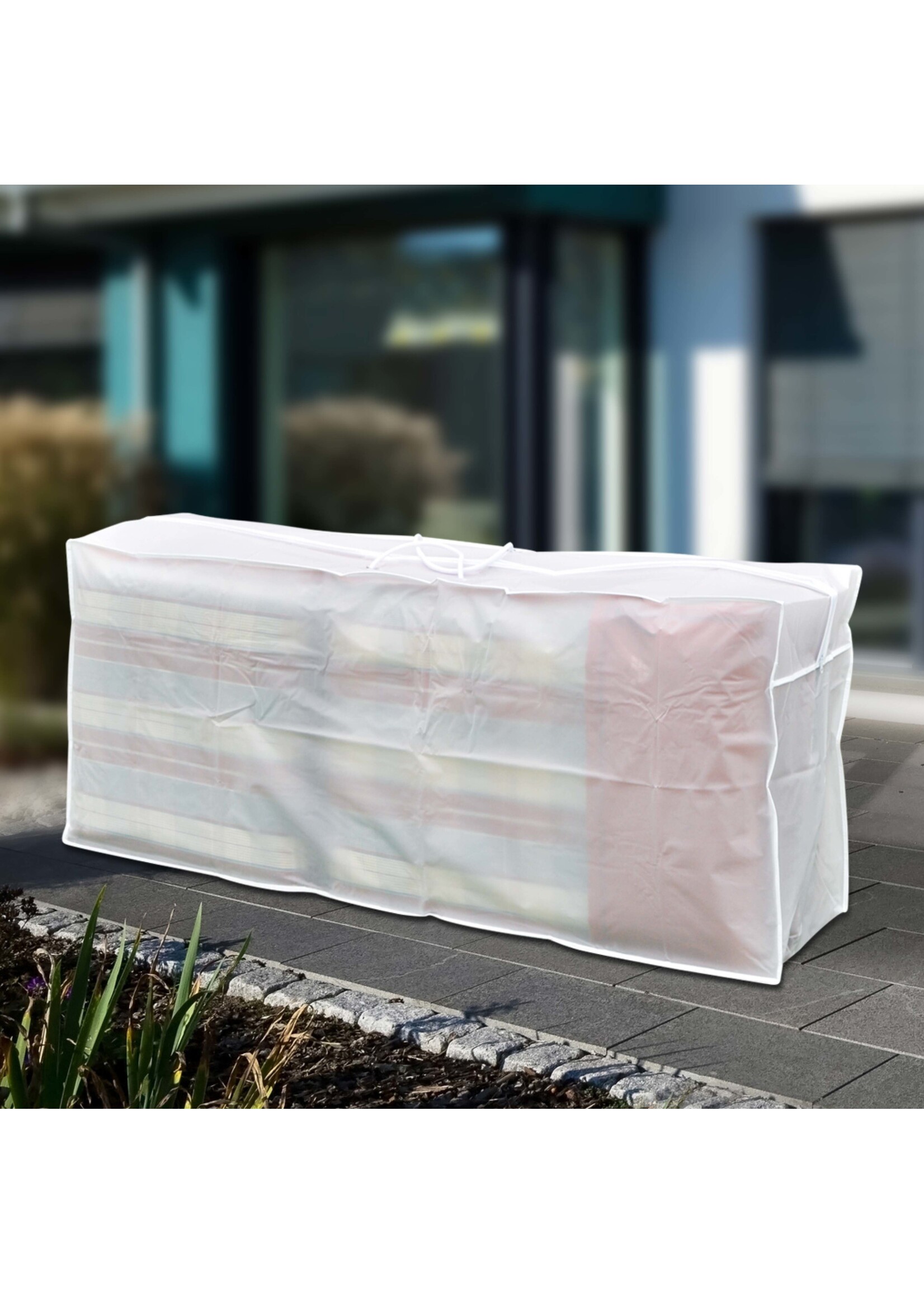 Tragetasche für 4 Gartenmöbel Auflagen 125x50x30cm 61039