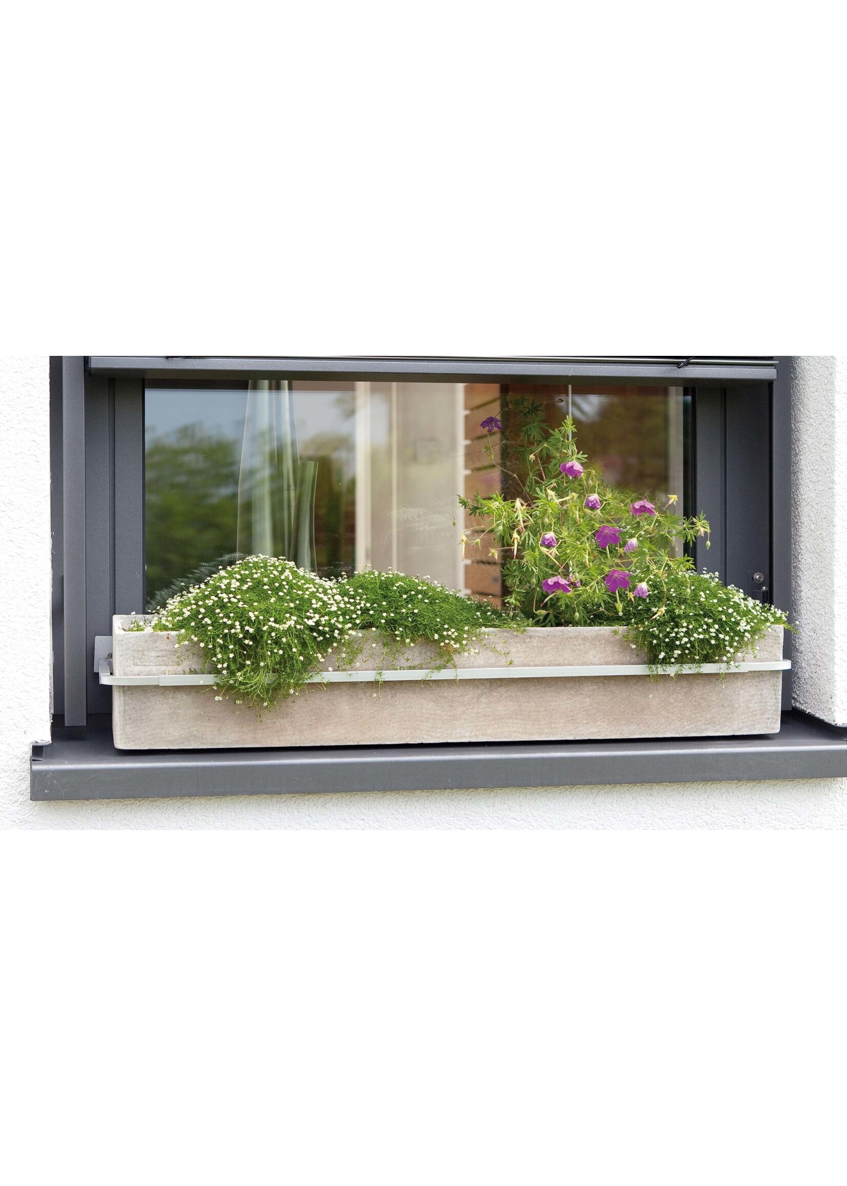 Balkonkasten Blumenkasten Halter verstellbar 74 bis 110cm 200950120-HE