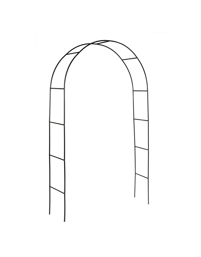Rosenbogen aus Metall grün lackiert 240x140x37cm 62308