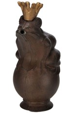 Wasserspeier Froschkönig aus Gusseisen Höhe 22cm mit Pumpe 57035