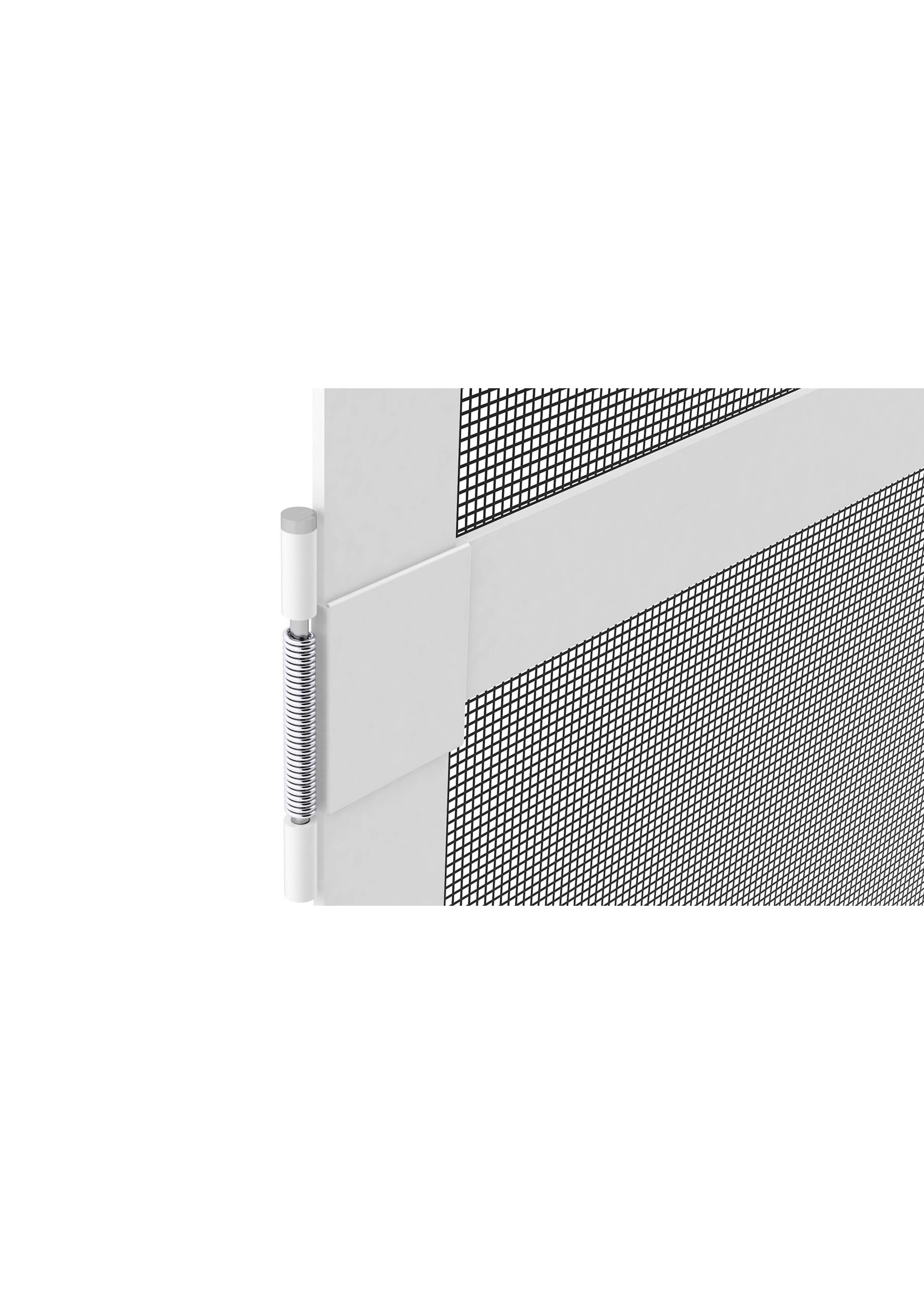 Fliegengitter Tür Bausatz flächenbündig 120x240cm weiss 101620201-VH