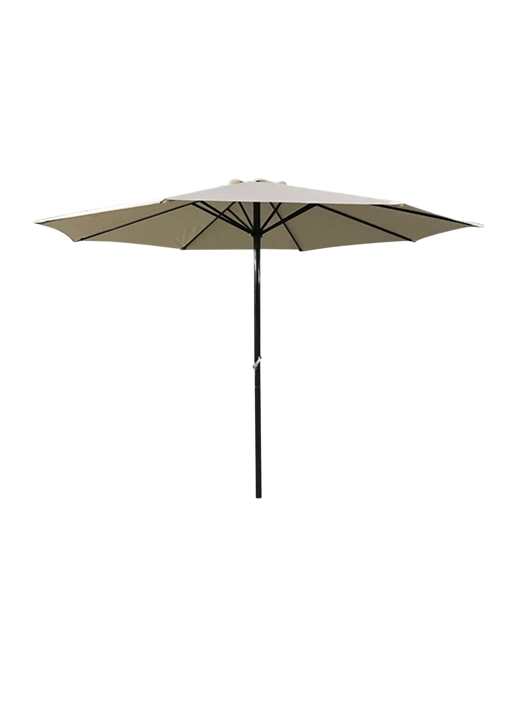ALU Landhausschirn Sonnenschirm 300cm mit Kurbel UV 50+ beige 62423