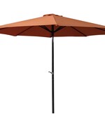 ALU Landhausschirm Sonnenschirm 300cm mit Kurbel UV 50+ terracotta 62426