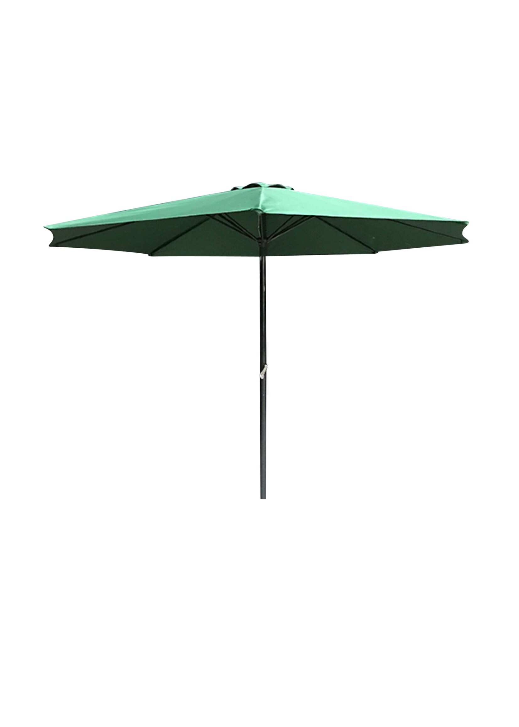 ALU Landhausschirn Sonnenschirm 300cm mit Kurbel UV 50+ grün 62429