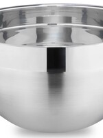 Weis 11028 Edelstahl Schüssel 28cm 8000ml mit Glasdeckel 11128