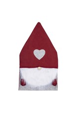HI 54754 Stuhlhusse im Wichtel Design 83x45cm rot