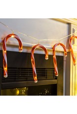 HI 76929 Zuckerstangen Lichterkette Batteriebetrieb mit 40 LEDs