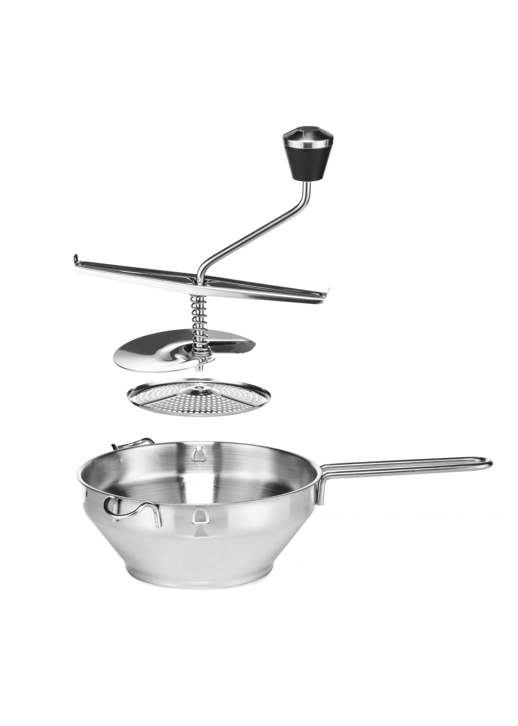 HI 14059 Edelstahl Passiermühle Passiergerät mit 3 Einsätzen