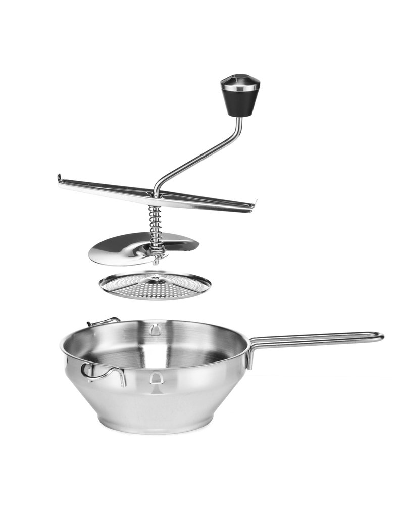HI 14059 Edelstahl Passiermühle Passiergerät mit 3 Einsätzen