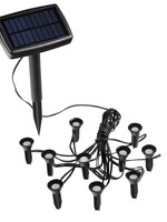 HI 70452 LED Solar Pflanzenstrahler mit 10 Strahlern