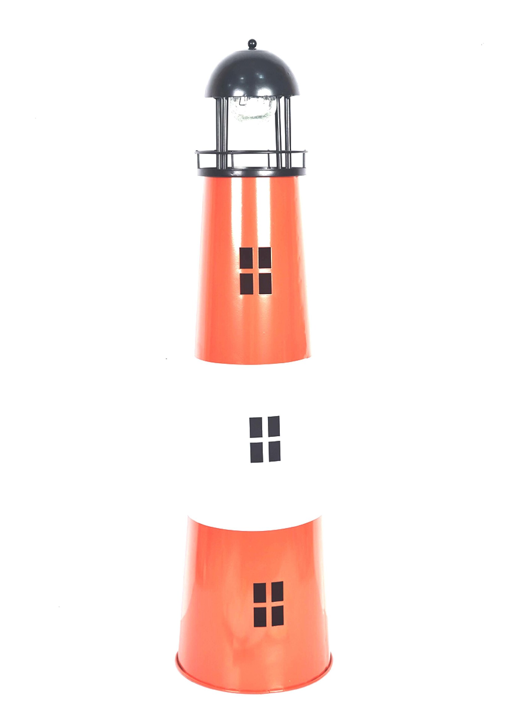 Westerholt 2637-02 Solar Leuchtturm Höhe 80cm aus Metall