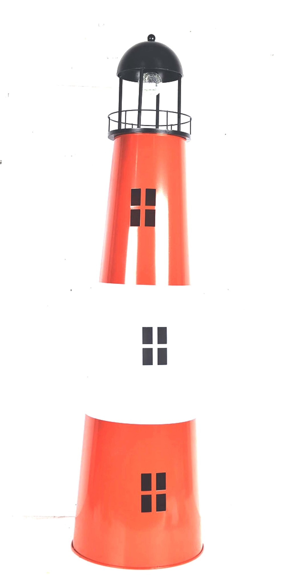 Westerholt 263702 Solar Leuchtturm Höhe 80cm aus Metall