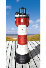 Westerholt 2639-01 Solar Leuchtturm Roter Sand Höhe 80cm