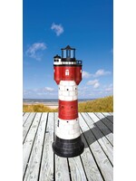 Westerholt 2639 Solar Leuchtturm Roter Sand Höhe 50cm