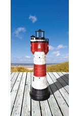 Westerholt 2639 Solar Leuchtturm Roter Sand Höhe 50cm