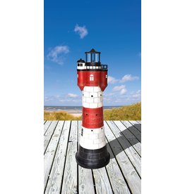 Westerholt 2639 Solar Leuchtturm Roter Sand Höhe 50cm