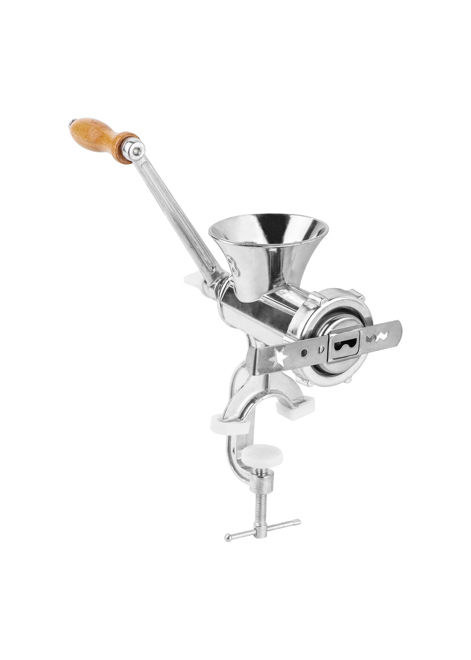 HI 12241 Fleischwolf Gr. 8 aus Aluminium mit Spritzgebäckvorsatz