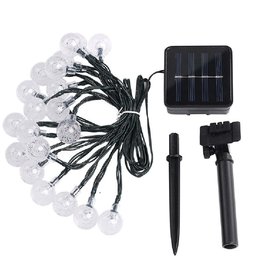 Benson 14030 LED Solar Lichterkette mit 20 Kugeln 5m lang