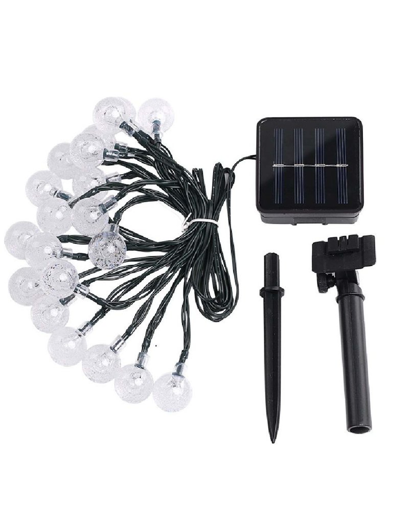 Benson 14030 LED Solar Lichterkette mit 20 Kugeln 5m lang