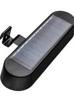 10 Stück LED Solar Dachrinnenleuchte Dachrinnen Leuchte schwarz 70385