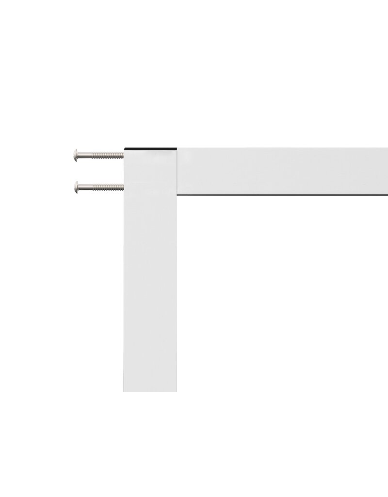 Fensterbausatz Master SLIM 130x150cm weiss Pollenschutzgewebe 100690701-VH