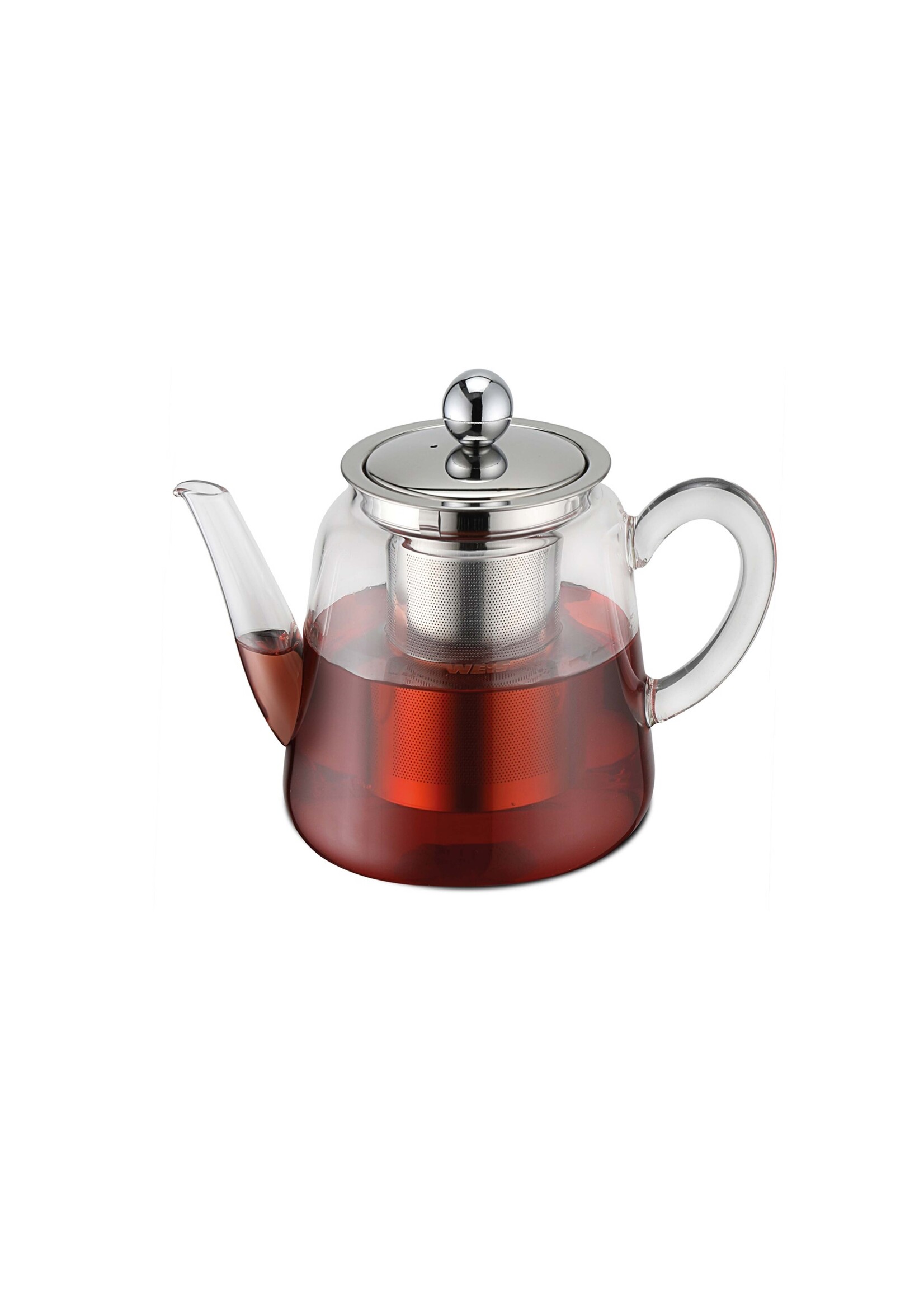 Teekanne aus Glas mit Edelstahl Filter 1500ml 17807