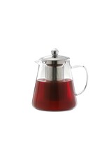 Glas Teekanne 1200ml mit Teefilter aus Edelstahl 17048