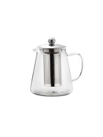 Glas Teekanne 1200ml mit Teefilter aus Edelstahl 17048