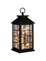 Laterne mit warmweisser Kupferlichterkette 30 LEDs 57091
