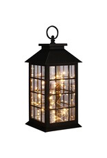 Laterne mit warmweisser Kupferlichterkette 30 LEDs 57091