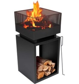 Feuerstelle Feuerkorb mit Untergestell und Schürhaken 2678