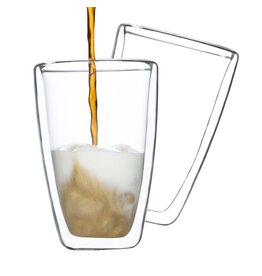 Latte Macchiato Glas doppelwandig 400ml 2er Set 13401