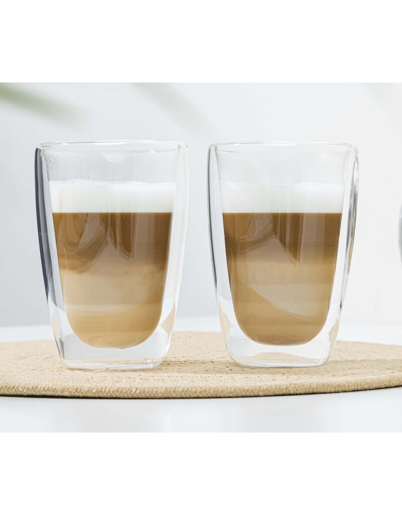 Latte Macchiato Glas doppelwandig 400ml 6er Set