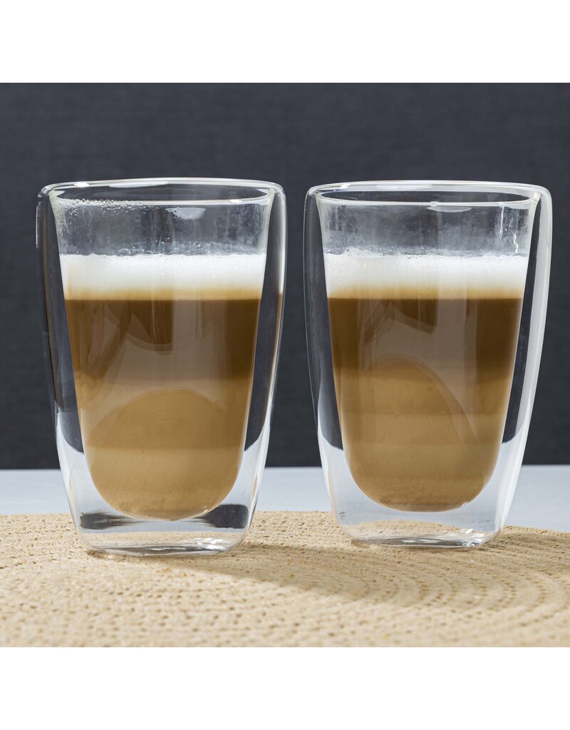 Latte Macchiato Glas doppelwandig 400ml 6er Set