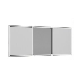 Alu Fliegengitter Schiebefenster 75x100 weiss 101690201-VH