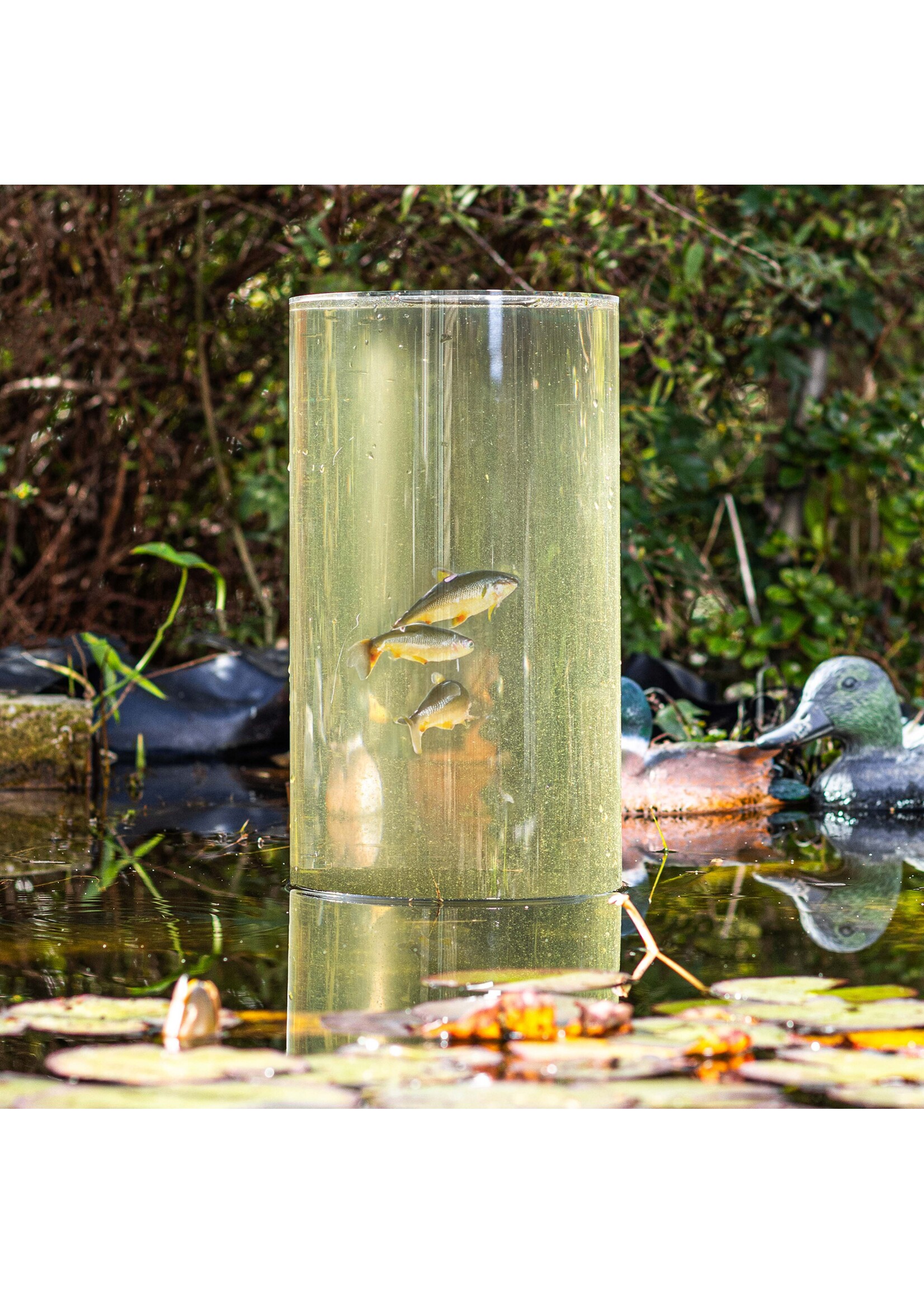 Fischsäule 65cm mit Metallsockel 35613