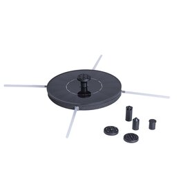 Solar Springbrunnen mit 7 Aufsätzen 70482