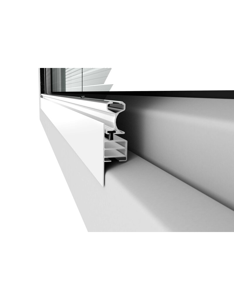 Fensterplissee Compact flächenversetzt 130x150cm weiss 101930301-VH