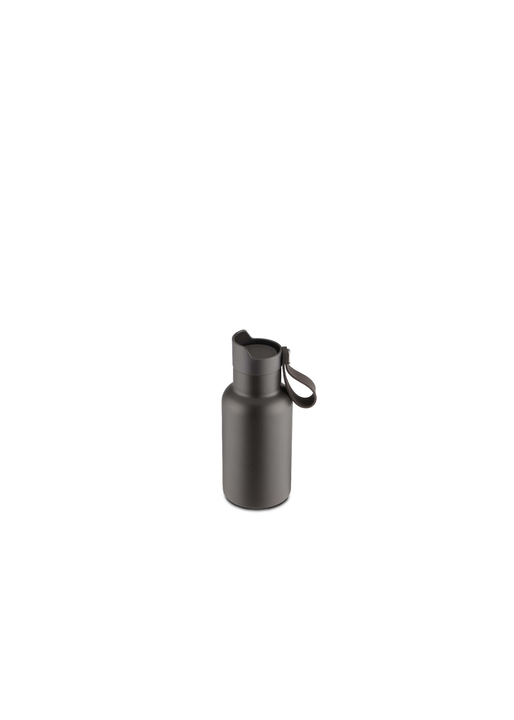Weis 12662 Edelstahl Trinkflasche vakuumisoliert 350ml schwarz