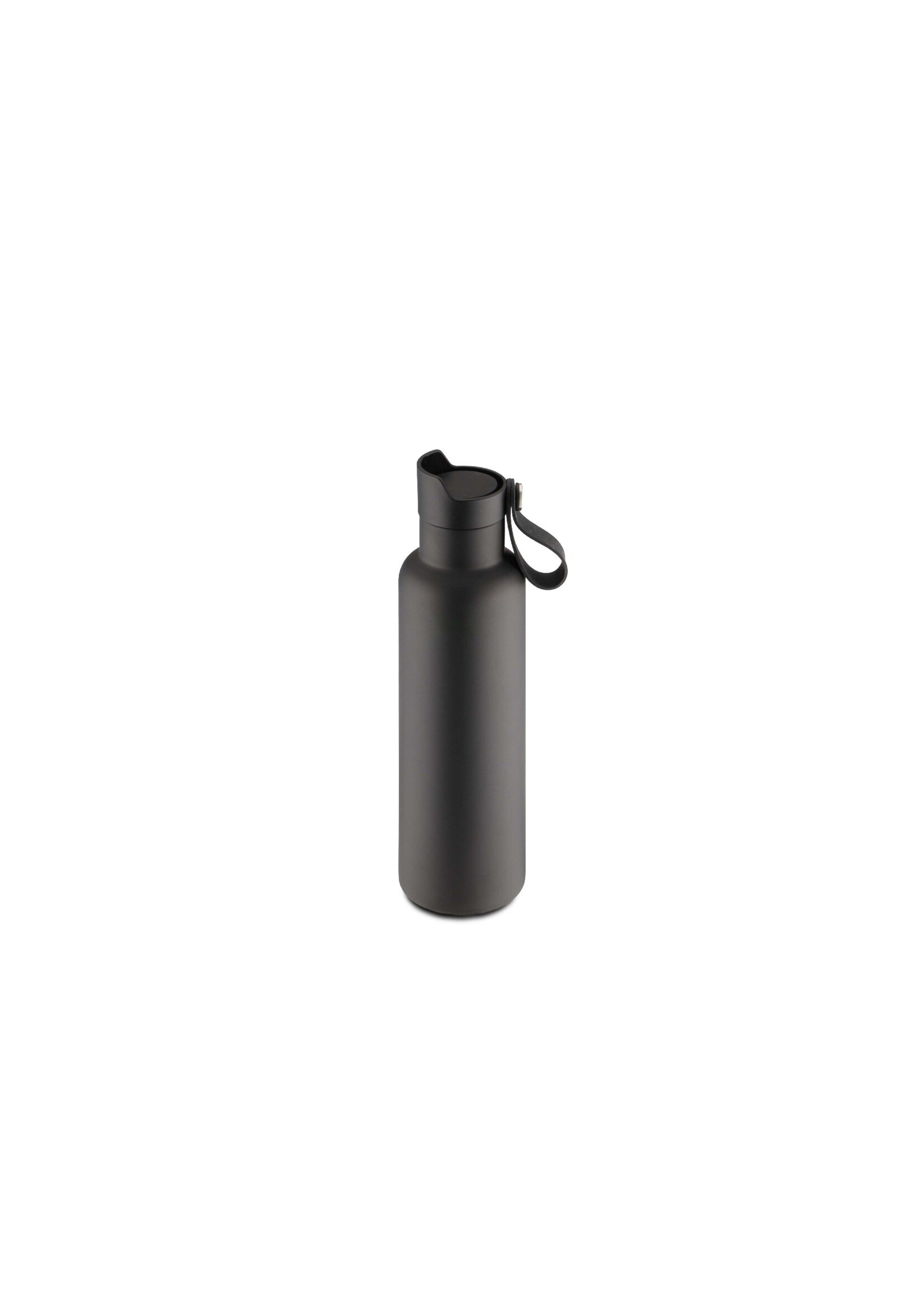Weis 12682 Edelstahl Trinkflasche vakuumisoliert 700ml schwarz